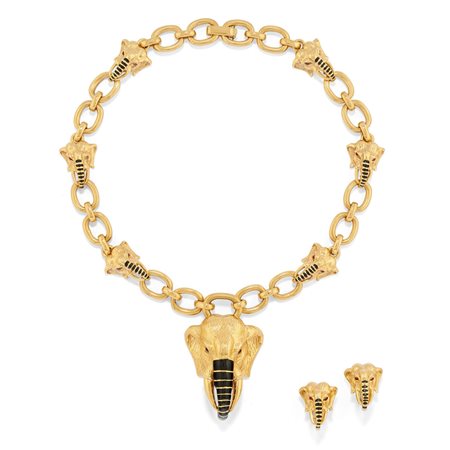David Webb - Demi-parure animalier