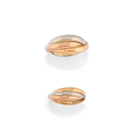 Cartier - Coppia di anelli Trinity