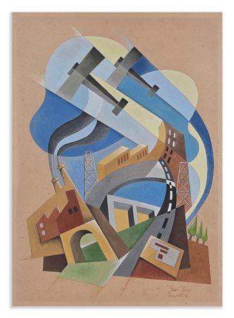 FERRO ITALO  (1880 - 1934) - SENZA TITOLO .