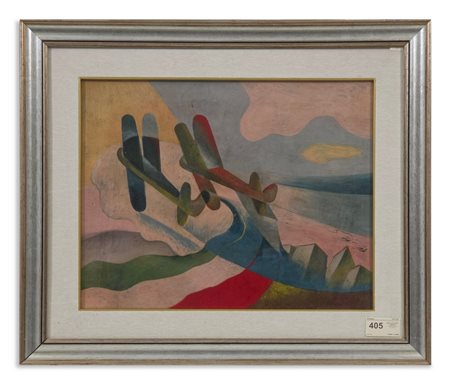 DI GESE DARIO (1902 - 1956) - VOLO SULL'AGRO.