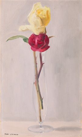 CELADA DA VIRGILIO UGO (1895 - 1995) - VASO DI ROSE.