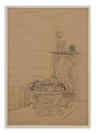 DUDOVICH MARCELLO (1878 - 1962) - SCENE DI VITA QUOTIDIANA (INTERNO).