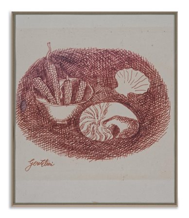 GENTILINI FRANCO (1909 - 1981) - NATURA MORTA.
