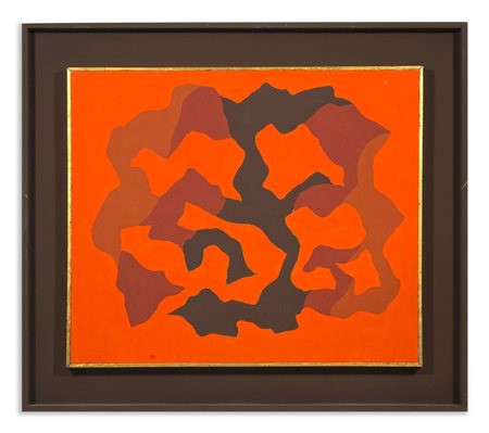 GISCHIA LEON (1903 - 1991) - FONDO ARANCIONE.