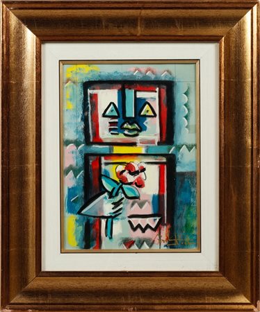 KODRA IBRAHIM (1918 - 2006) - SENZA TITOLO.