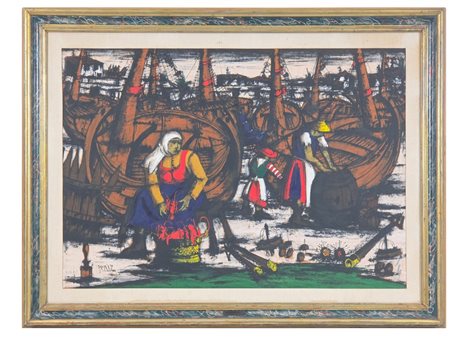 PICINNI GENNARO (1933 - 2022) - IMBARCAZIONI E RETI - "I PESCATORI".