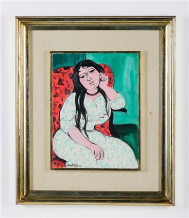 CANTATORE DOMENICO (1906 - 1998) - FIGURA FEMMINILE .