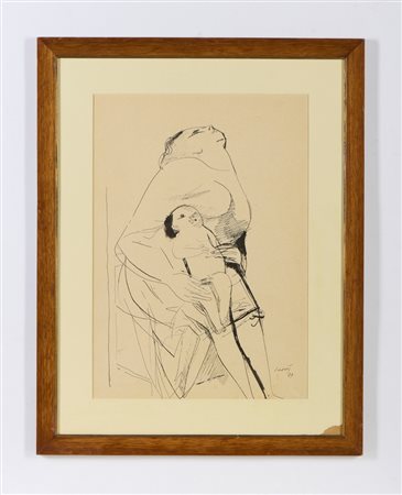 SAETTI BRUNO (1902 - 1984) - MATERNITA'.
