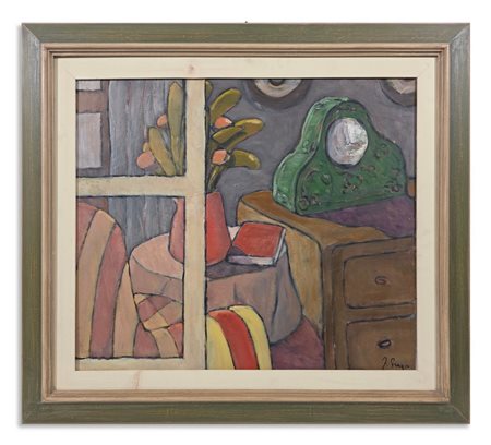 PRAYER FRANCO (n. 1924) - INTERNO CON OROLOGIO .