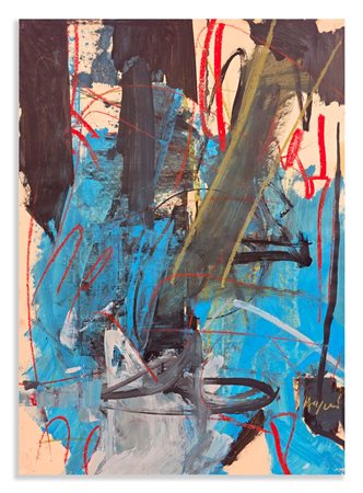 RUGGERI PIERO (1930 - 2009) - COMPOSIZIONE (ANNI '60).