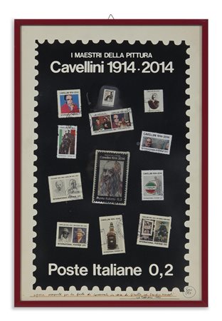 CAVELLINI GUGLIELMO ACHILLE (1914 - 1990) - POSTE ITALIANE 0,2.