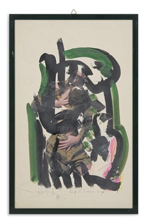 SPACAGNA JACQUES (1936 - 1990) - VIERGE A' LA MAIN COUPEE.