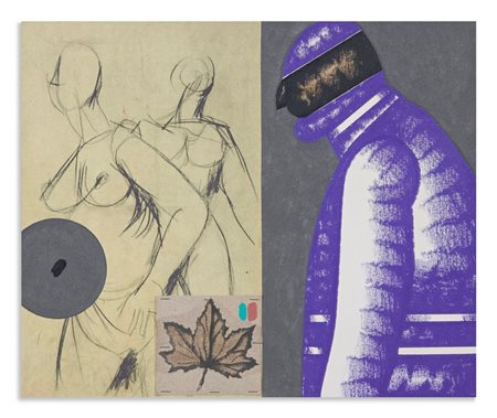 POZZATI CONCETTO (1935 - 2017) - BIBLIOTECA DI SEGNI: BENDATI DALLA NATURA NEL MIO DISEGNO DI MORLOTTI.