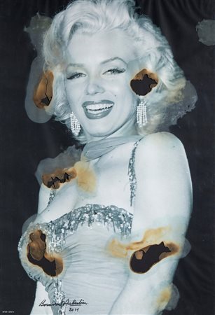 AUBERTIN BERNARD (1934 - 2015) - AFFICHE BRULE'.