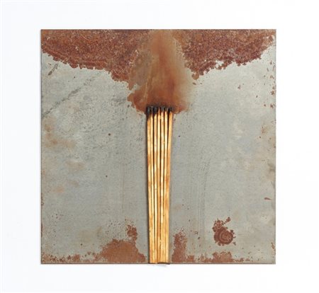 AUBERTIN BERNARD (1934 - 2015) - DESSIN DE FEU.