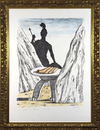 Giorgio De Chirico 
Il guardiano delle Termopili, 1970
