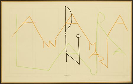 BRUNO MUNARI, "Annamaria Dio", 1973