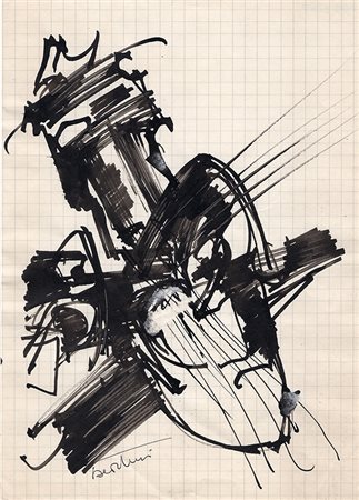 GIANNI BERTINI, Senza titolo, 1959