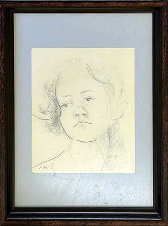 EDMONDO BACCI, "Ragazza", anni '40