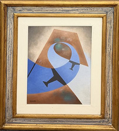 OSVALDO PERUZZI, "Aeropittura", 1987