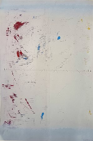 PAOLO MASI, Senza titolo (Azzurro-rosso), 2010