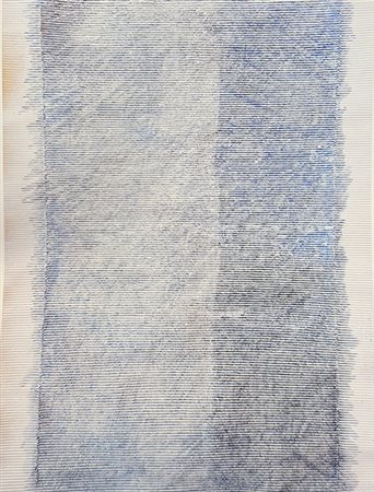 PAOLO MASI, Senza titolo (Azzurro e bianco), 2016
