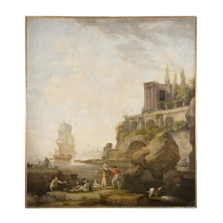 Claude Joseph Vernet (Avignone 1714 - Parigi 1789) bottega/cerchia di
