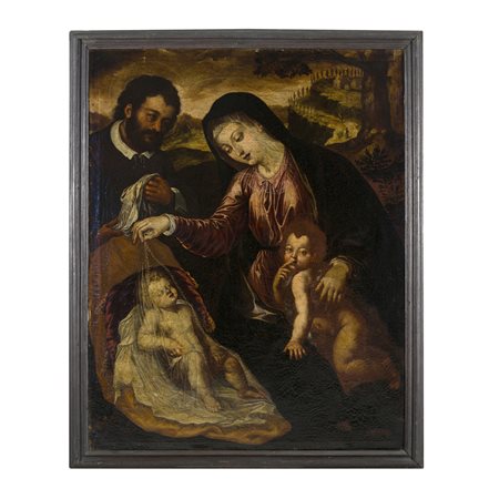 Raffaello Sanzio (Urbino 1483 - Roma 1520) seguace lombardo del XVI secolo
