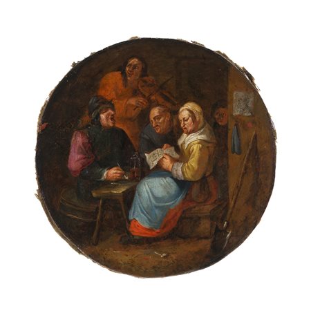 Adriaen Brouwer (Oudenaarde 1605 - Anversa 1638) bottega di