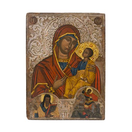 Icona di scuola Eptanese o Ionica del XVIII secolo