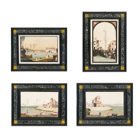 Quattro placche, Firenze, prima metà del XVIII secolo