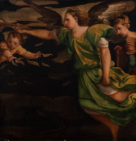 Bonifacio de' Pitati (Verona 1487 - Venezia 1553)  - Allegoria della Fama
