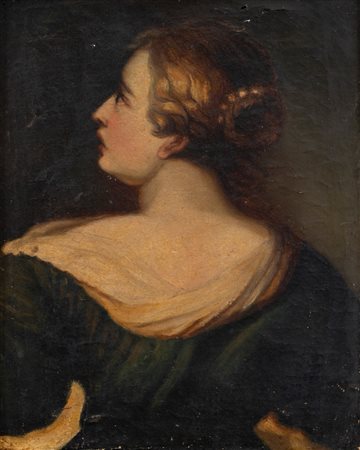 Imitatore di Tiziano - Studio di giovane donna ripresa di spalle