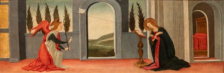 Scuola toscana, fine secolo XV - Annunciazione
