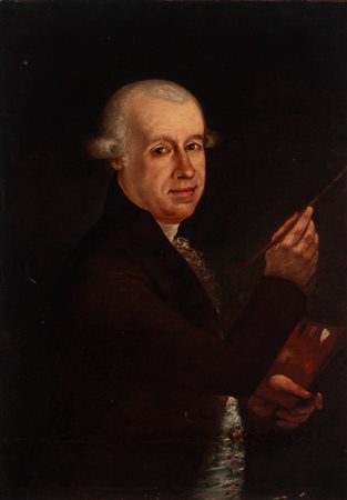 Scuola italiana, secolo XVIII - Ritratto di pittore