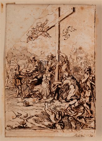 Scuola veneta, secolo XVIII - Ritrovamento della vera croce