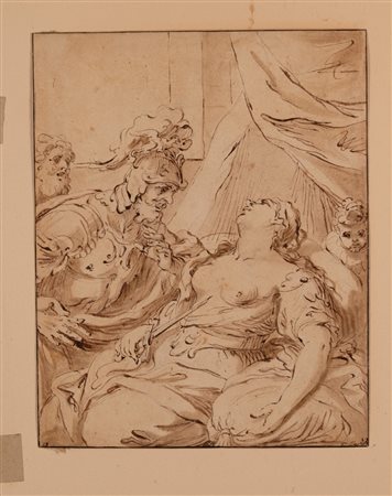Scuola veneta, secolo XVIII - La morte di Lucrezia