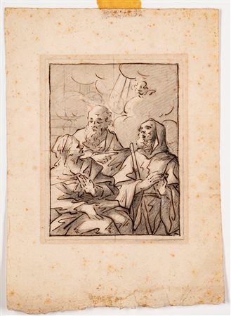 Scuola veneta, secolo XVIII - Figure di Santi
