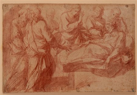 Attribuito a Daniele Crespi (Busto Arsizio 1597/1600 – Milano 1630)  - Miracolo di Cristo
