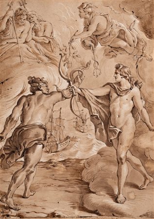 Attribuito a Mauro Gandolfi (Bologna 1764 – 1834)  - Apollo e Marsia