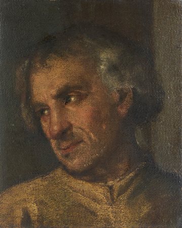 Scuola veneta, secolo XVI - Testa virile
