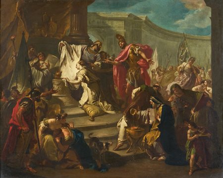 Scuola di Giambattista Pittoni (Venezia 1687-1767) - Sacrificio di Jefte