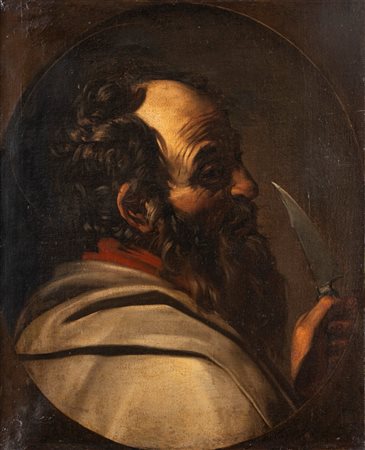 Bartolomeo Mendozzi, detto il Maestro dell'Incredulità di San Tommaso (Leonessa 1600 - Roma post 1644)  - San Bartolomeo