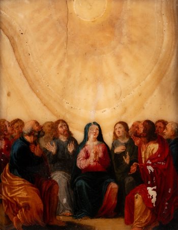 Scuola dell'Italia settentrionale, fine secolo XVII - inizi secolo XVIII - Vergine con santi