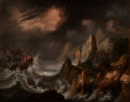 Cerchia di Claude Joseph Vernet - Tempesta