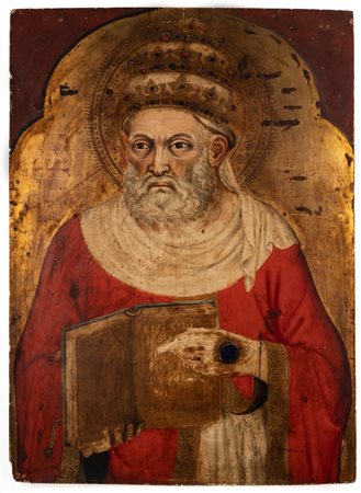 Maestro della Madonna del Parto (attivo in Veneto tra il 1390 e il 1410 circa)  - San Gregorio Magno