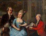 Pietro Bini (Ancona ultimo quarto del sec. XVIII-Venezia inizi sec. XIX) - Ritratto della famiglia Thiene