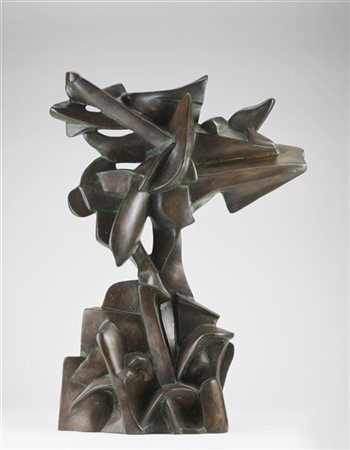 Mino Rosso "Elementi in volo" 1927
bronzo
cm 73x53,5x18
Firmato, datato 1927 e n