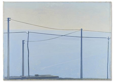 Piero Guccione "Studio per grande esterno" 1974-75
olio su tela
cm 74x102,5
Firm