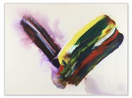 Paul Jenkins "Phenomena flight of the wild gander" 1982
acrilico su tela
cm 97x1